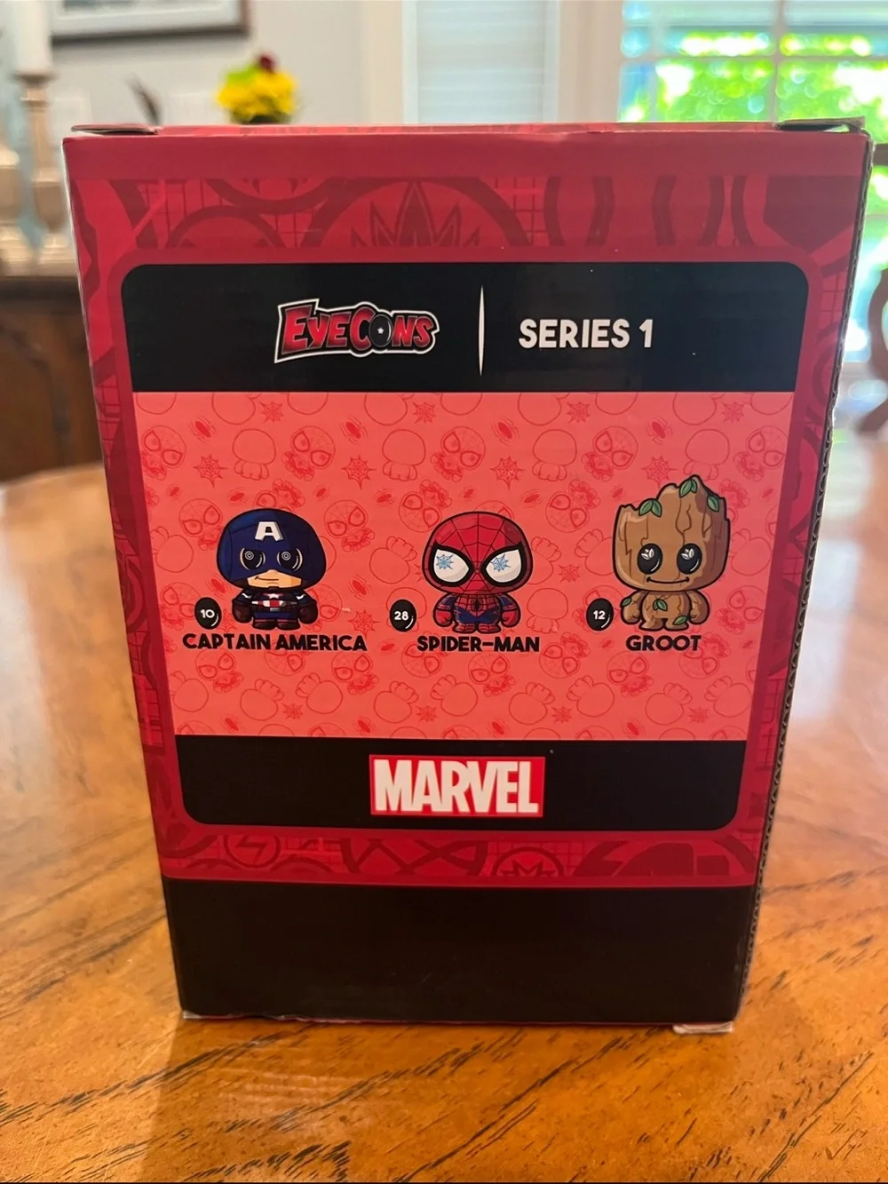 Marvel Eyecons Red & Blue Spider-Man Plush Figure. New! Collectible!